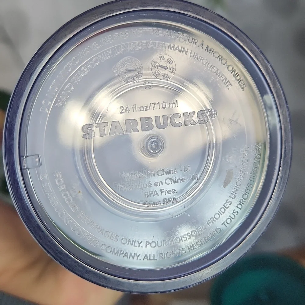 Set of 2 Starbucks Venti Cold Cups - Vibrant Floral Spring Collection - Picture 4 of 4